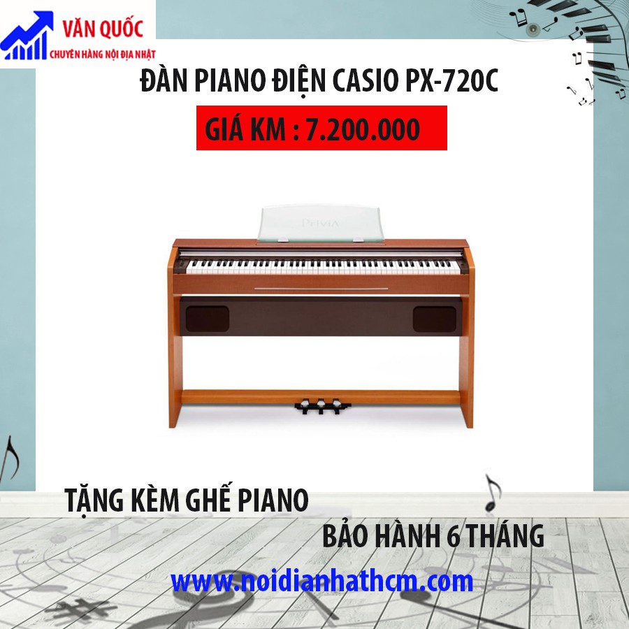 Đàn Piano Điện CASIO PX 720C hàng nội địa Nhật