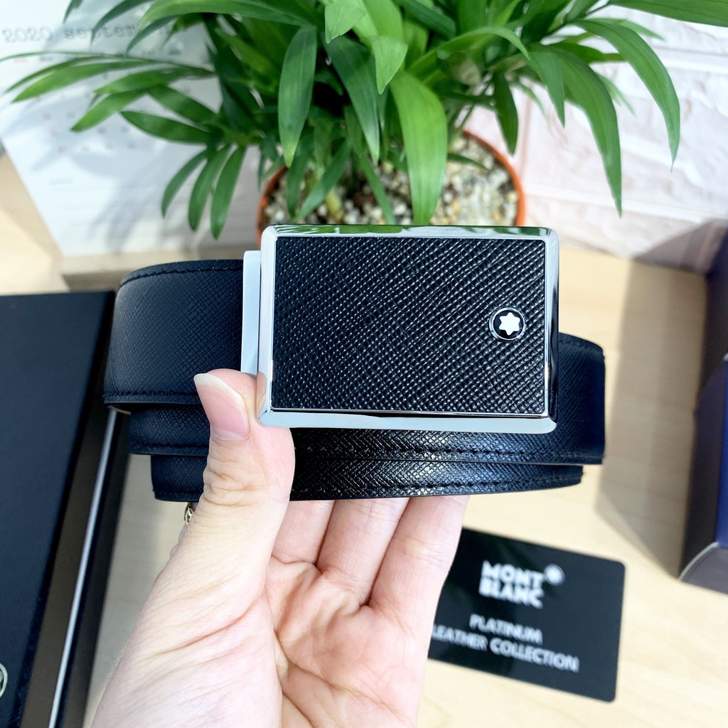Thắt lưng Black cut-to-size business belt - Made in Germany