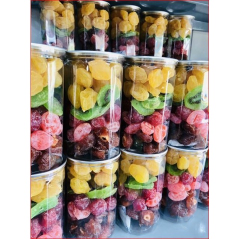 LON 500g XÍ MUỘI ĐÀO vàng,ô mai đào hồng,mứt,kiwi,ô mai đào nâu kusn_store