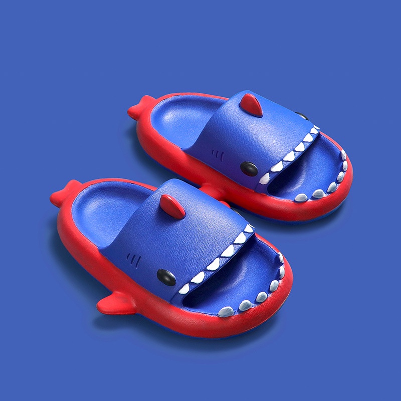 Dép Sandal Ttc003 Hình Cá Mập Nhiều Màu Đế Mềm Chống Trượt Dành Cho Bé