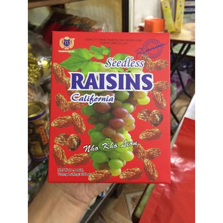 HOT HOT SALE Nho khô Raisins hộp 200g và 250g