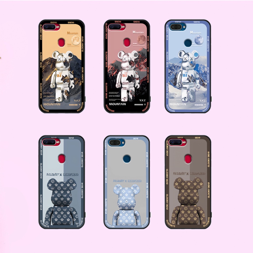 Ốp Oppo A5s / A7 / F9 / A12 in hình bearbrick, moutain nasa cá tính,ốp lưng chống sốc, bền đẹp