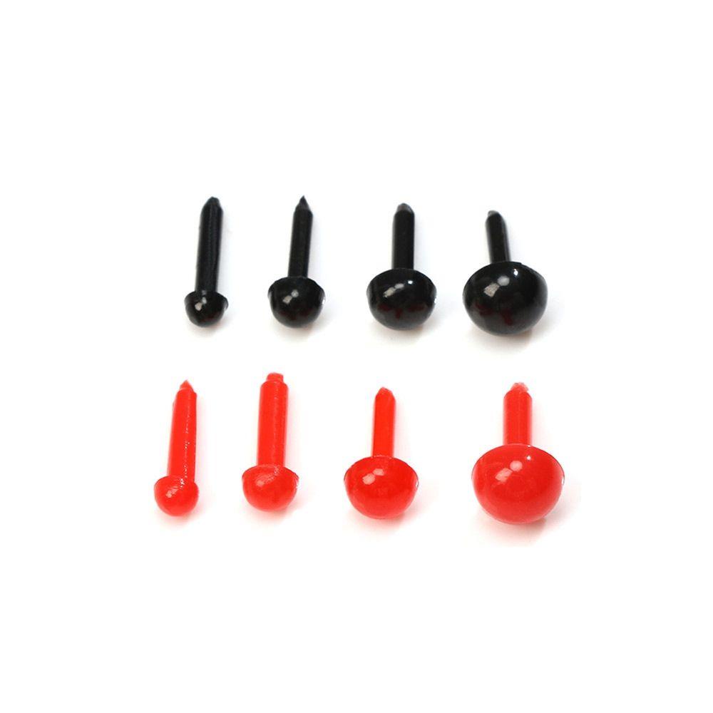 Bộ 100 Mũi Oval An Toàn Màu Đỏ / Đen 3mm / 4mm / 5mm / 6mm Chuyên Dụng