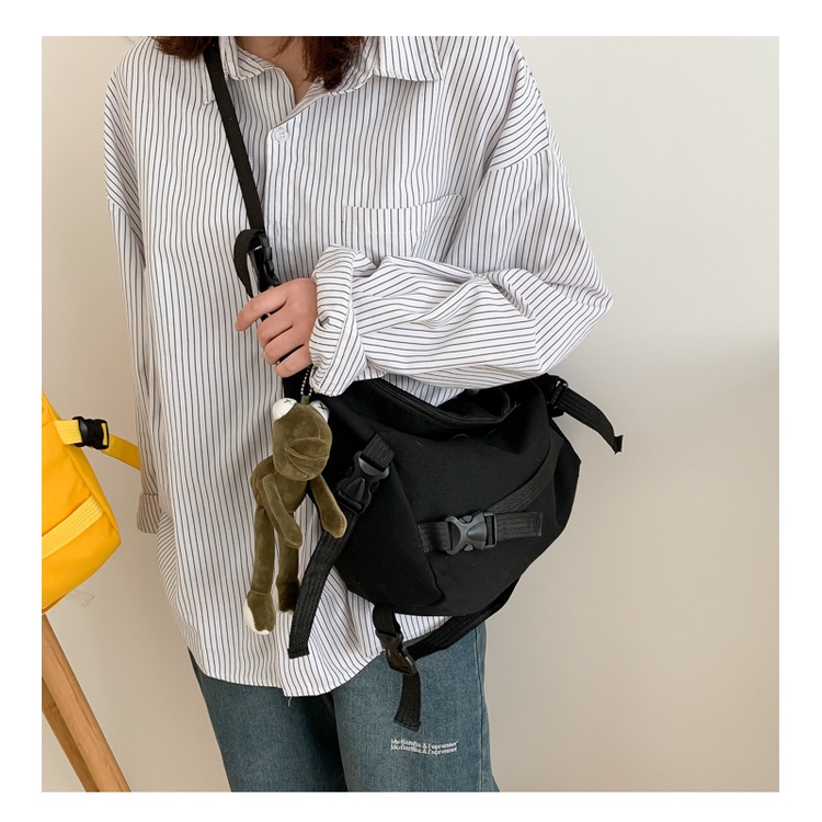 Túi đeo chéo vải canvas nam nữ Unisex phong cách ulzzang đi học đẹp giá rẻ HT101
