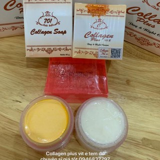 Tem đỏ_Kem collagen 701 plus vit E Malaysia