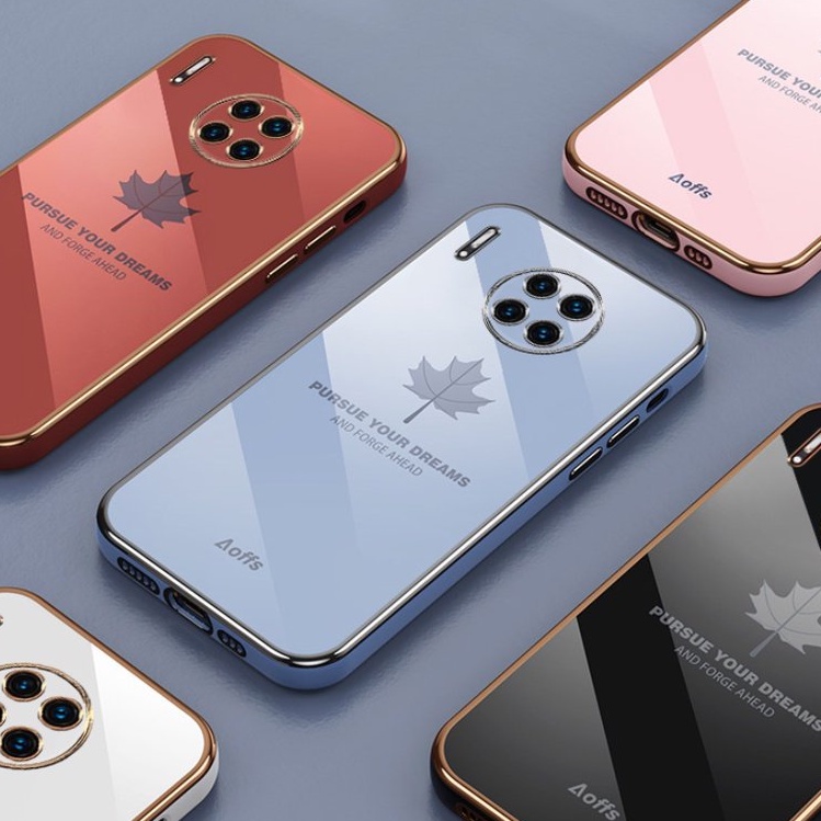 Ốp Điện Thoại Mềm Họa Tiết Lá Phong Cho Huawei Mate 40 Mate 30 Mate 20 Pro Mate 20X