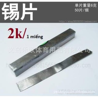 Chì lá dài 10cm 6g 2k 2k 2k 2k