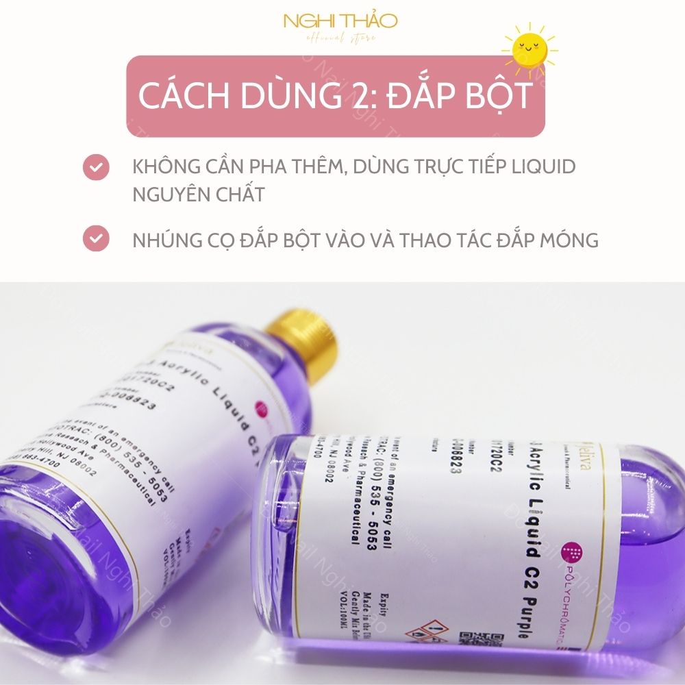 Nước đắp bột nặn hoa NGHI THẢO