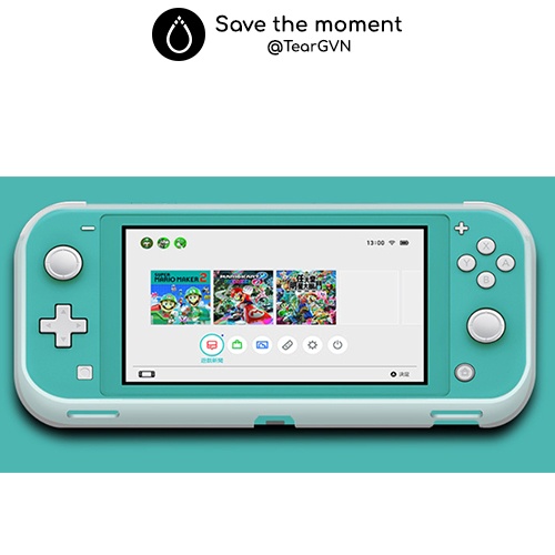 Ốp bảo vệ TPU nhiều màu, có khe đựng thẻ (iplay) cho Nintendo Switch Lite