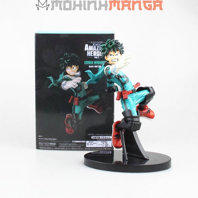 Mô hình nhân vật Midoriya (Deku), Katsuki Bakugo (Kacchan), Shoto Todoroki anime My hero academia Học viện siêu anh hùng