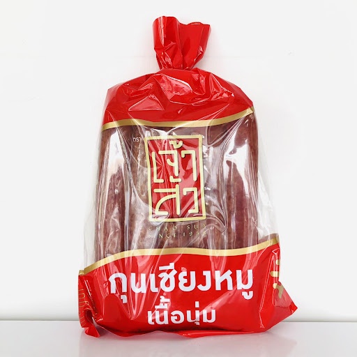 Lạp xưởng thịt heo Thái Lan Chao Sua bịch 900gr, thức ăn khô, thịt khô