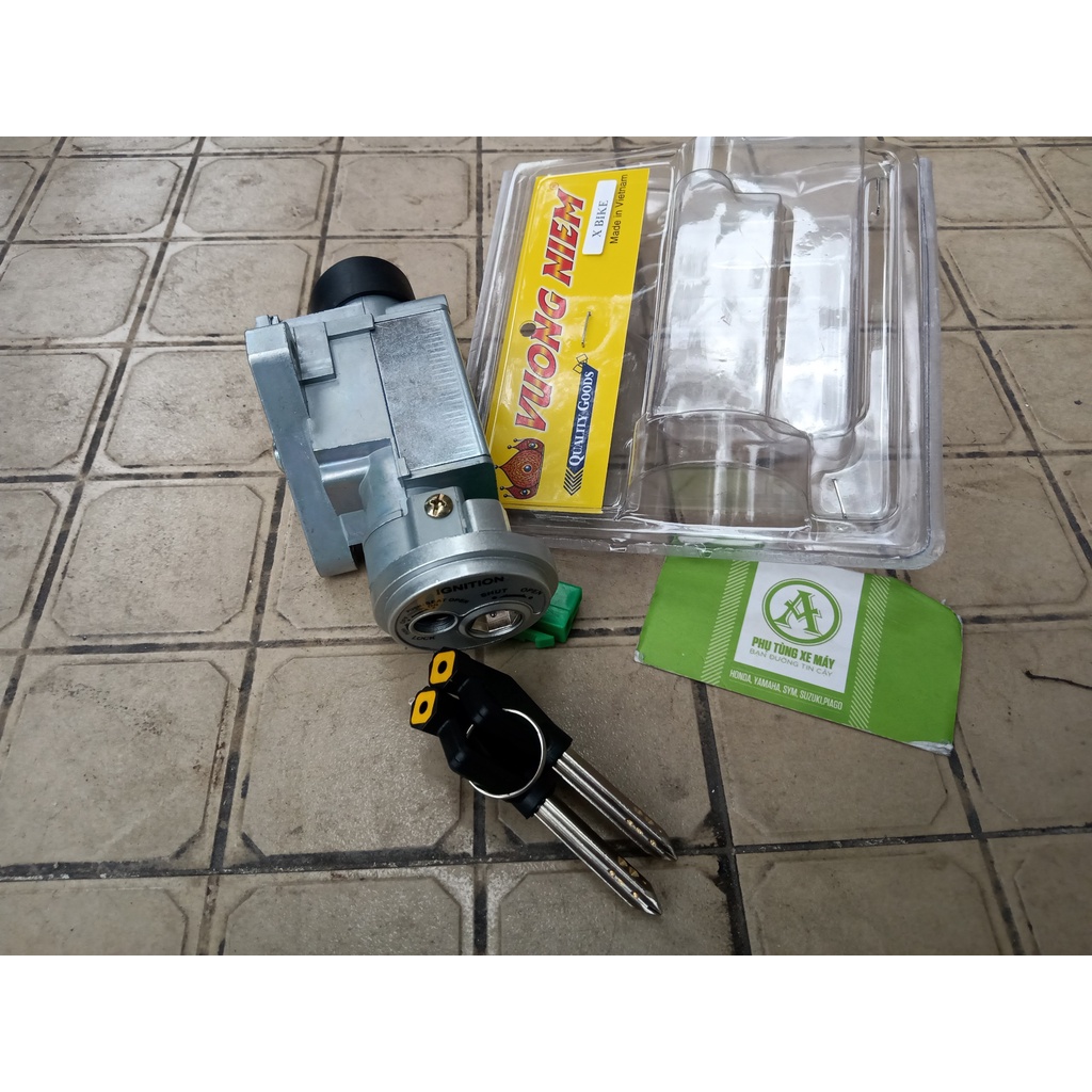 BỘ Ổ KHOÁ SUZUKI AXELO- XBIKE - HAYATE-IMPLUSE 125 6 cạnh