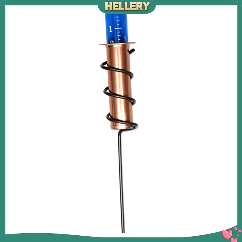 [HELLERY] Durable 14cm Copper Rain Gauge Water Gauge Stake Big Numbers for Patio