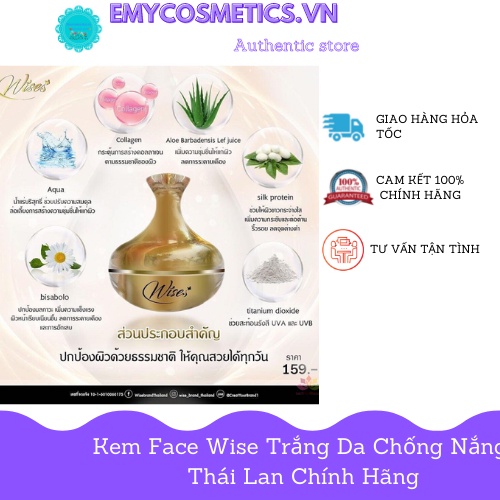 Kem face wise trắng da chống nắng thái lan chính hãng