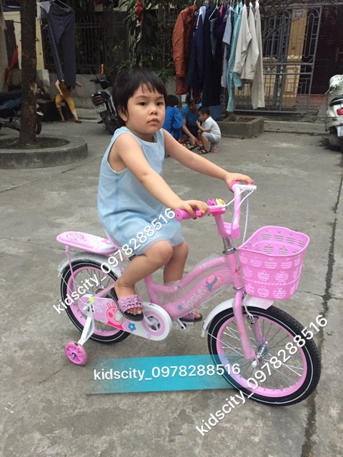 Xe đạp bé gái bánh (12,14,16 inch)