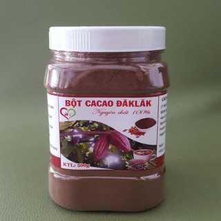 1 hộp bột ca cao daklak nguyên chất loại thượng hạng 500gram ndx143