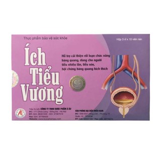 ÍCH TIỂU VƯƠNG - Hỗ trợ giảm tiểu đêm, tiểu són, tiểu nhiều lần