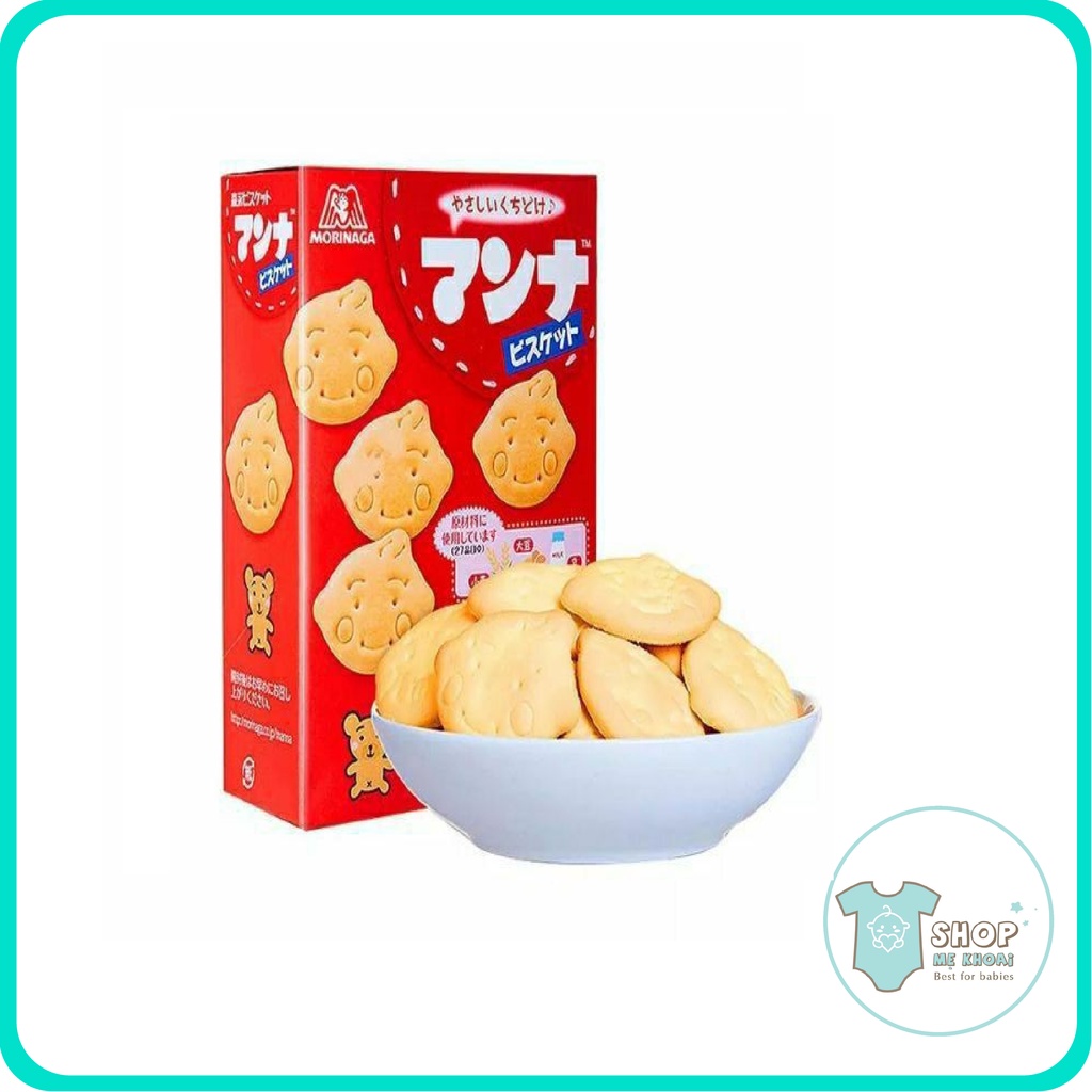 Bánh Quy Ăn Dặm Hình Thú Mặt Cười Morinaga Nội Địa Nhật Bản cho bé từ 12m+ date 12/2022