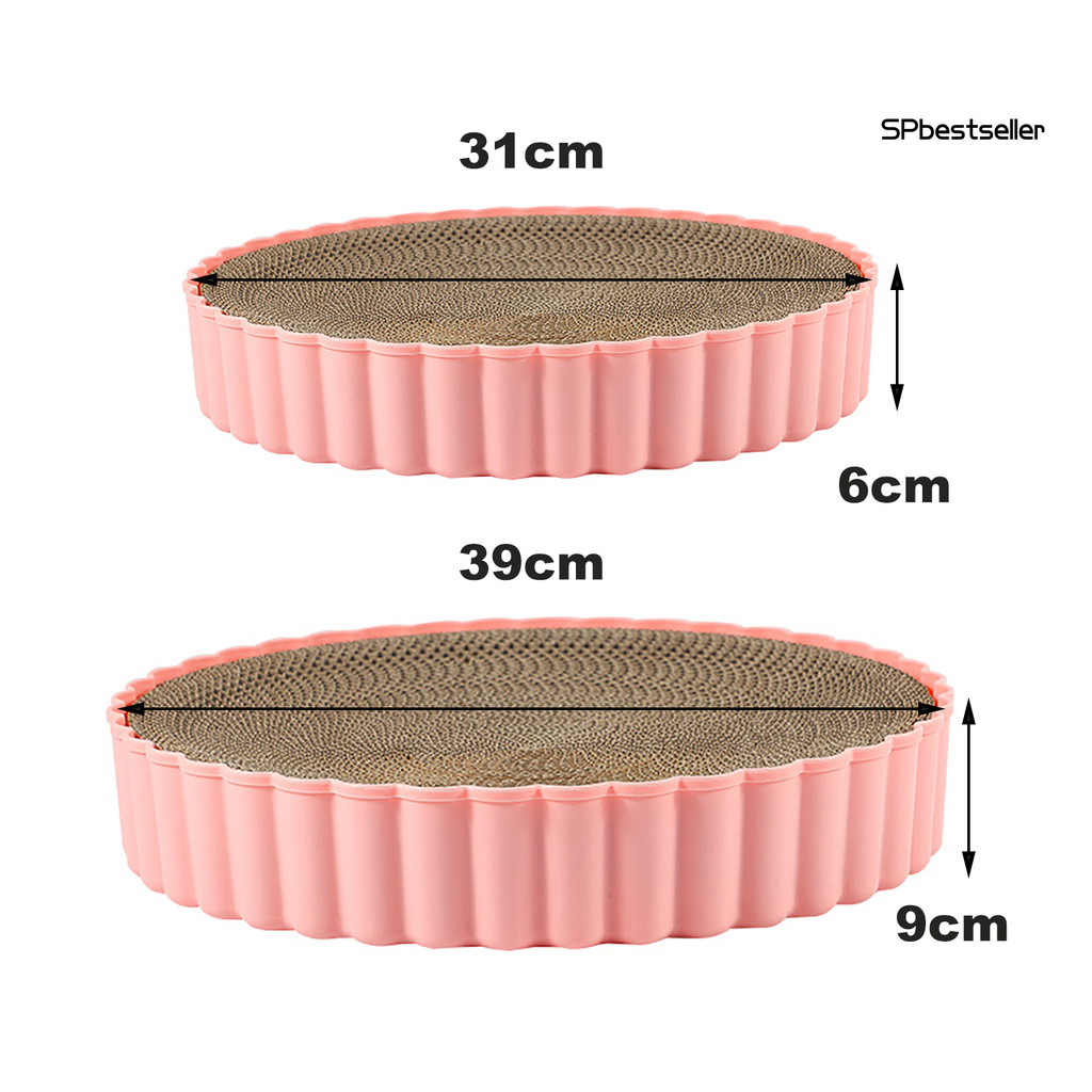 Thảm Tròn Tập Cào Móng Cho Mèo