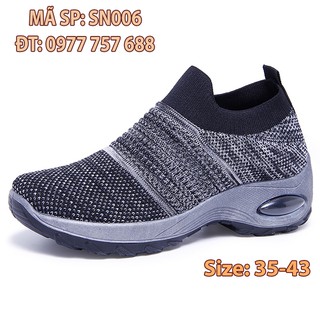 Giày thể thao form đẹp siêu bền siêu nhẹ cho mẹ phụ nữ trunng niên size 40 41 u40 u50 SN006