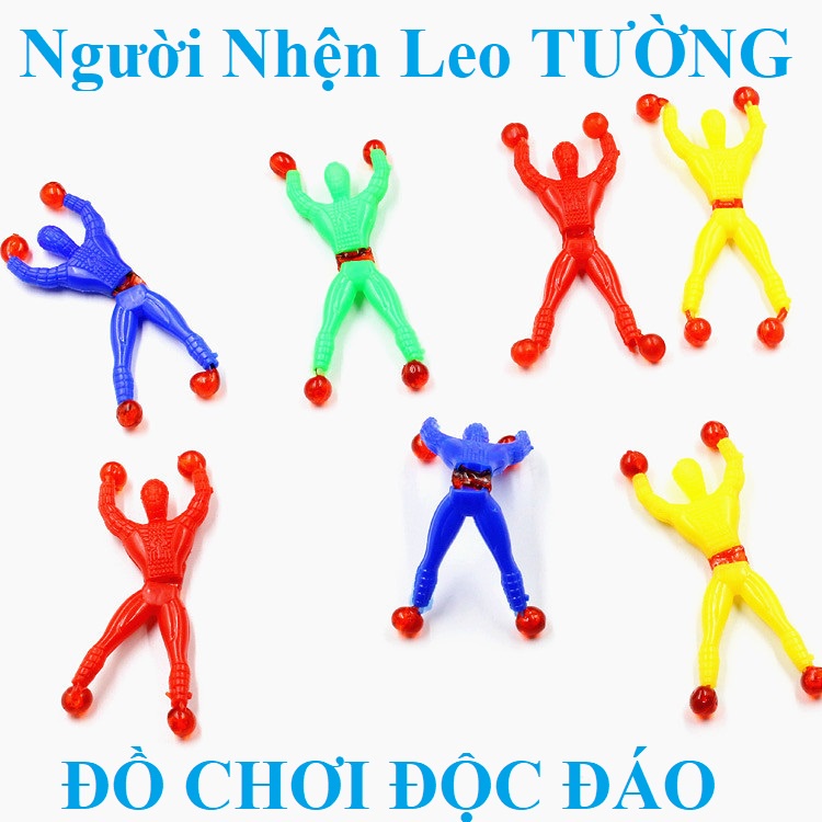 Người nhện dính tường độc đáo đồ chơi spider man nhiều màu sắc đồ chơi vận động ngoài trời