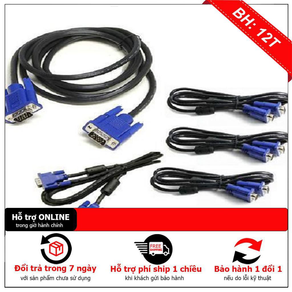 BH12TH [Mã ELFLASH3 hoàn 10K xu đơn 20K] Dây Cáp cắm Màn Hình Máy tính 1.5M | BigBuy360 - bigbuy360.vn