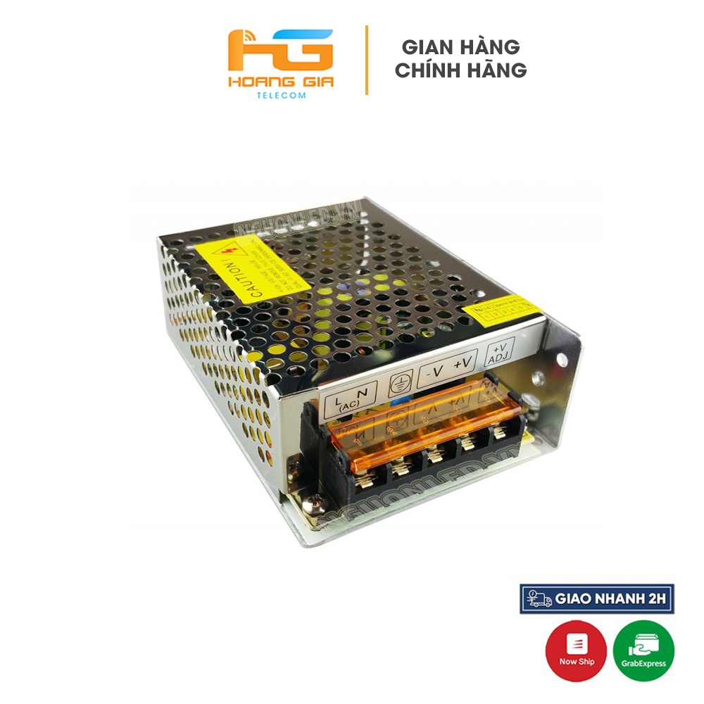 Nguồn tổng , nguồn tổ ong 12V 5A chuyên dùng cho thiết bị camera, đèn led , motor