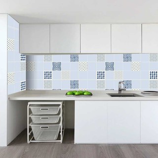 Cuộn 5m giấy dán bếp khổ 60cm - hoa văn cổ điển ECC012