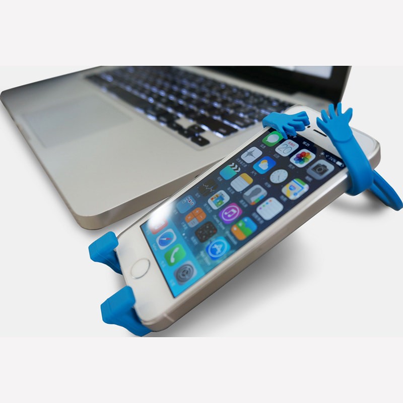 Móc treo giá kẹp điện thoại hình người trên ô tô trong nhà và thư giãn mọi nơi phụ kiện đa năng cho điện thoại