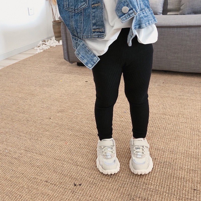 QUẦN LEGGING THUN GÂN CHO BÉ SIÊU ĐẸP