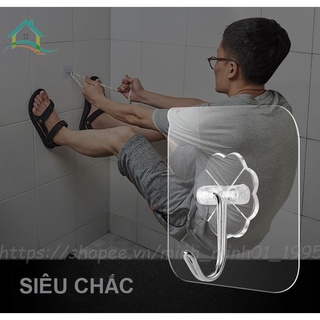 Móc Dán Silicon Cao Cấp, Móc Dán Tường Treo Đồ Siêu Chắc