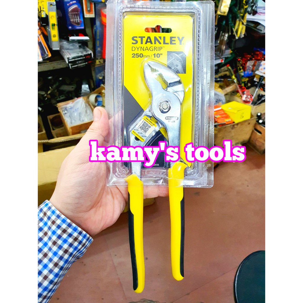 Kìm mỏ quạ 5 lỗ stanley 10 inch 84-024 và 12 inch 84-021