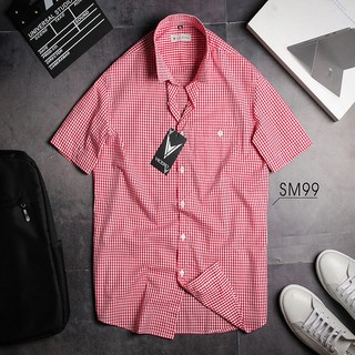 Áo sơ mi nam công sở kẻ caro sang trọng