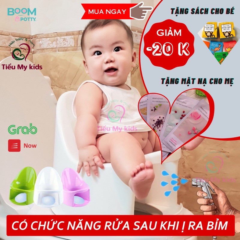[Mã 267FMCGSALE giảm 8% đơn 500K] [+TẶNG QUÀ] Bô cho bé ,Bô Boom Potty vệ sinh cho bé từ 7 tháng đến 4 tuổi