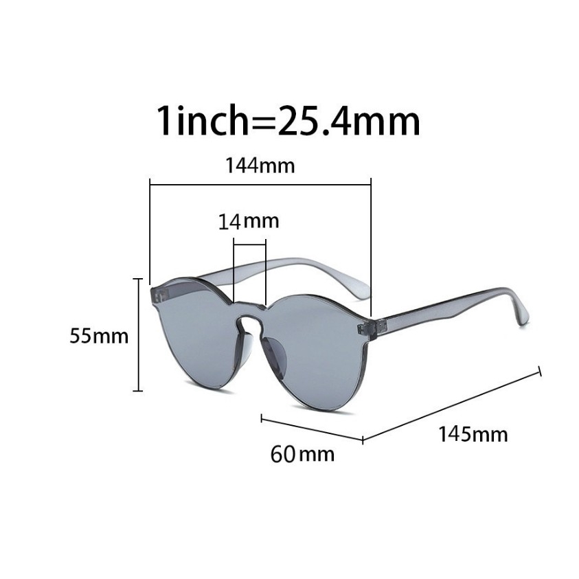 Kính mát không gọng mắt mèo thời trang | BigBuy360 - bigbuy360.vn