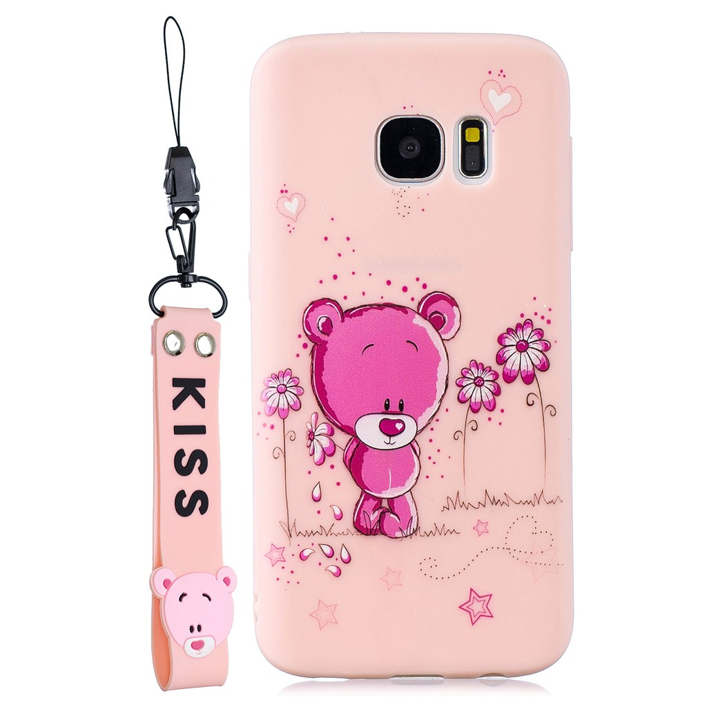 For Samsung S7 S7edge cute cartoon Soft case