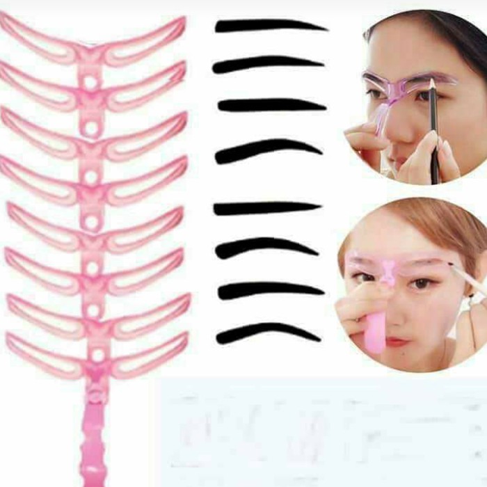 (hàng Mới Về) Bộ Khuôn Vẽ Lông Mày 4 Trong 1 Tiện Dụng | BigBuy360 - bigbuy360.vn