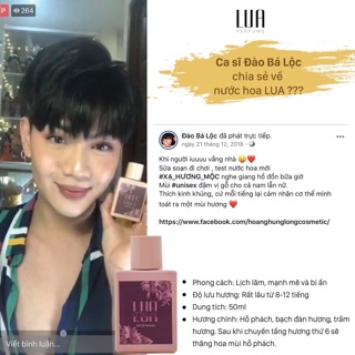 Nước Hoa LUA Xạ Hương Mộc 50ml
