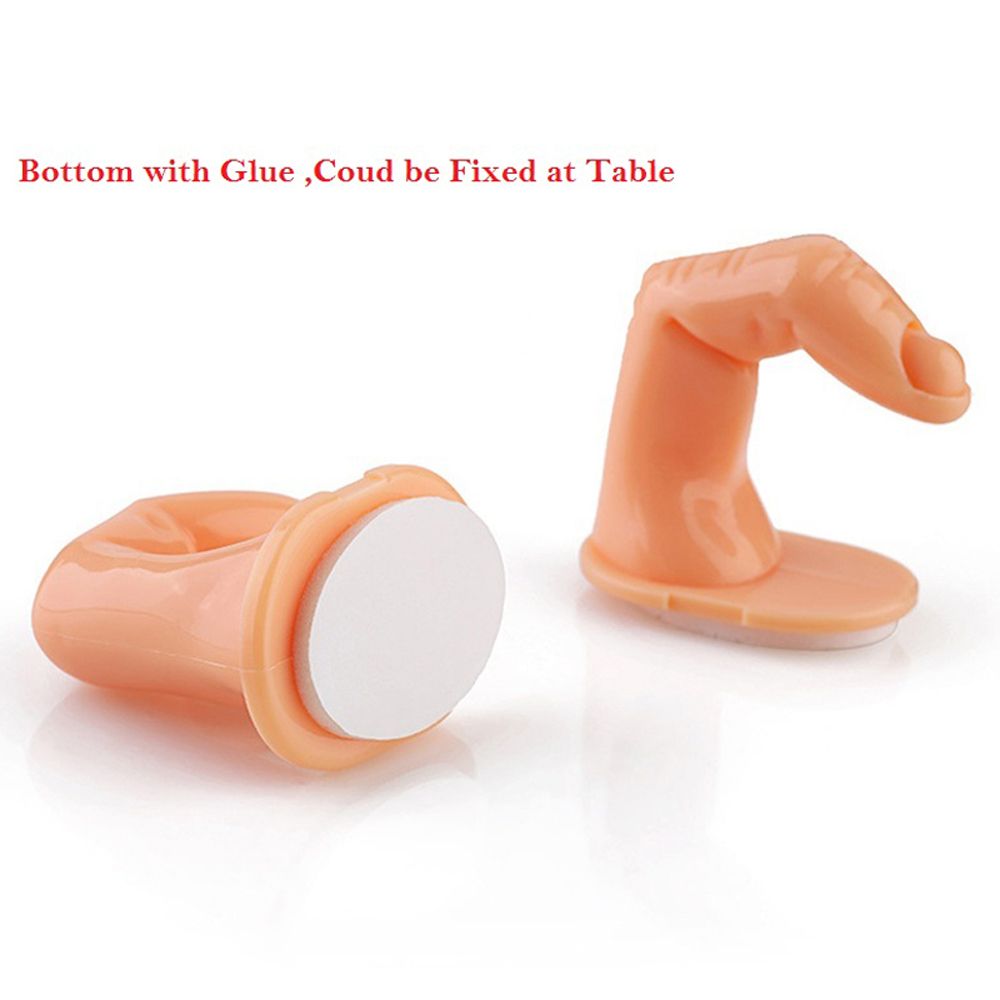 [Hàng mới về] Ngón Tay Giả Bằng Nhựa Luyện Tập Trang Trí Móng Tay