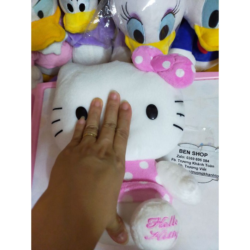 Hello Kitty size 30cm, tem Sanrio chính hiệu xịn sò, mất tag(ảnh thật)💖💖💖