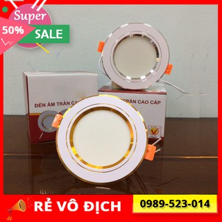 Combo 6 Đèn led âm trần 7W 1 màu
