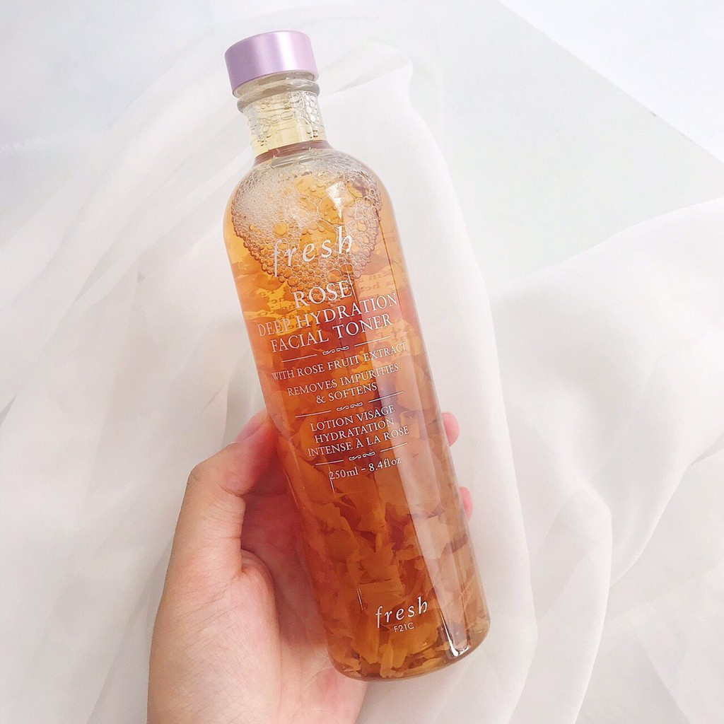 [ 100ml_250ml ]  Nước cân bằng da Fre.sh Rose Deep Hydration Facial Toner