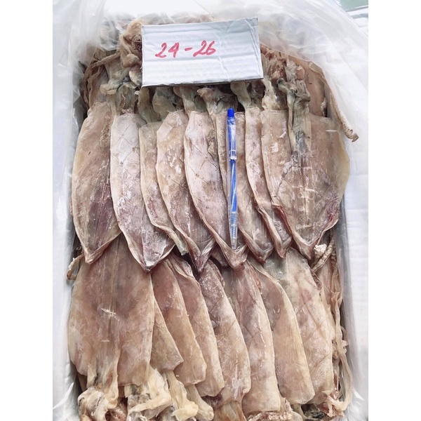 Mực Khô Quảng Ninh Size 25-35con/kg Chuẩn Loại 1 Thịt Ngọt Dai Dai 500g - 1000g