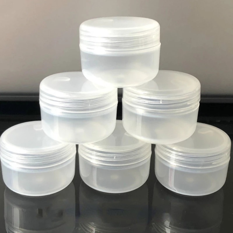 Lọ Nhựa Rỗng Trong Suốt 10g Đựng Mẫu Thử Có Nắp Đậy Chống Bụi