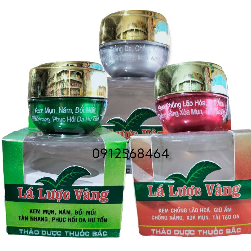 Kem Lá Lược Vàng Dưỡng Trắng Da Ngăn Nám Tàn Nhang