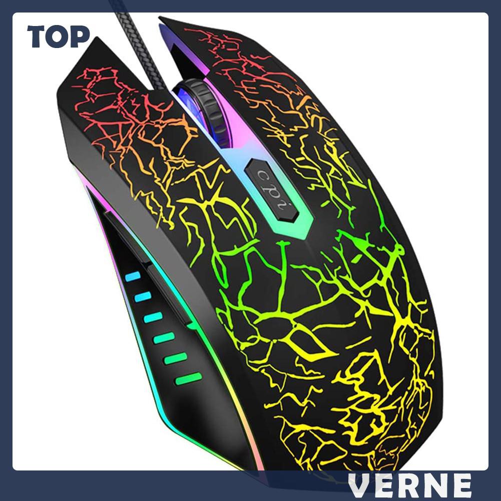 Chuột Gaming Verne 2400 Dpi Có Đèn Led Nền
