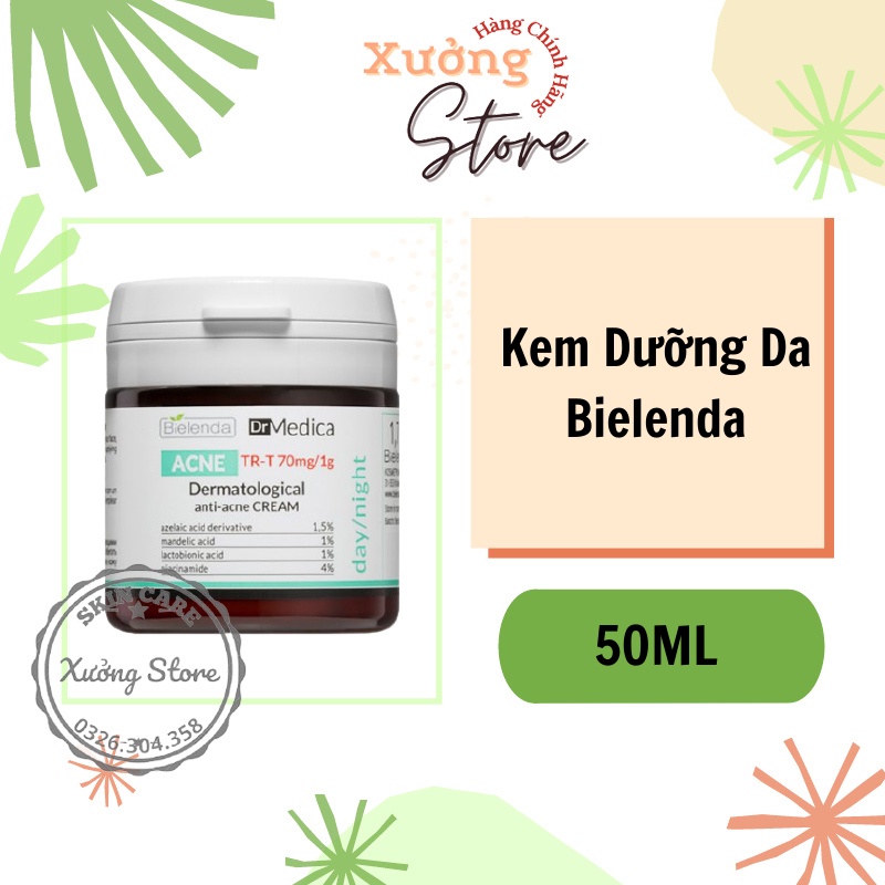 [CHÍNH HÃNG 100%] Kem dưỡng Bielenda Dr. Medica Anti-acne Dermatological_Hỗ trợ làm mờ vết thâm_Dưỡng da trắng sáng | BigBuy360 - bigbuy360.vn