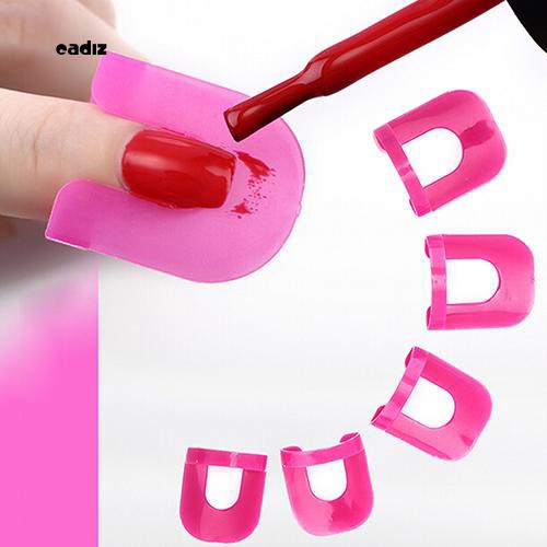 [Hàng mới về] Set 26 khuôn sơn móng chống tràn + miếng dán móng 2 mặt tiện dụng