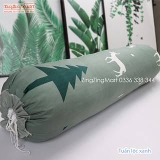 Áo Gối Ôm Cotton Poly Siêu Đẹp Mẫu Khủng Long Bơ (chát chọn mẫu)