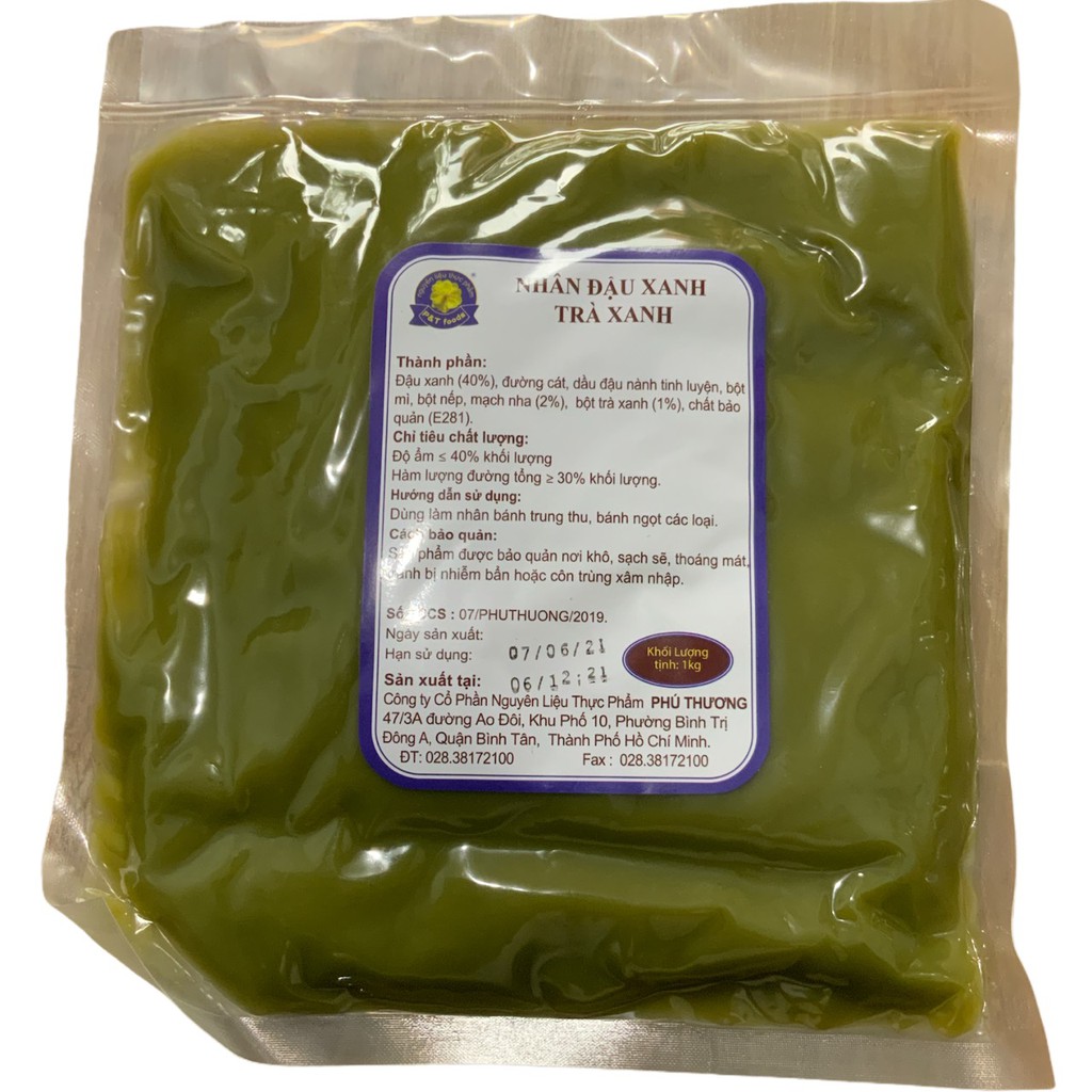 #Siêu rẻ# Nhân bánh sầu riêng, khoai môn, đậu xanh, lá dứa, hạt sen, trà xanh của Phú Thương